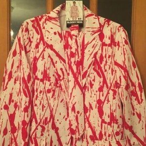 Men’s Bloody Mess Halloween Suit and Tie